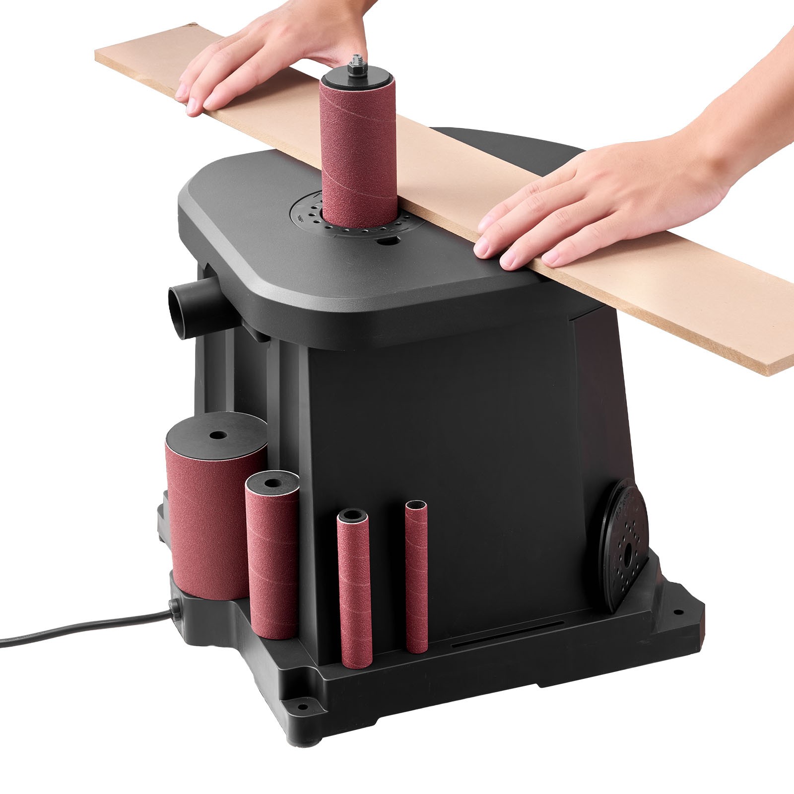 Uimoso Oscillating Spindle Sander 2000RPM Tabletop Sander with 6 Sanding Sleeves