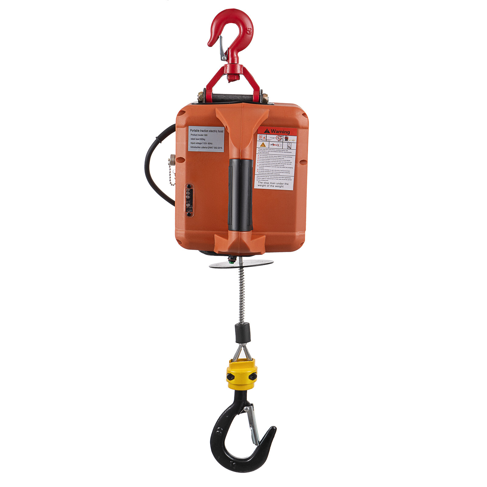 Electric Hoist Winch 3 in 1 Portable Crane 1100lbs Wired/Wireless Remote Control