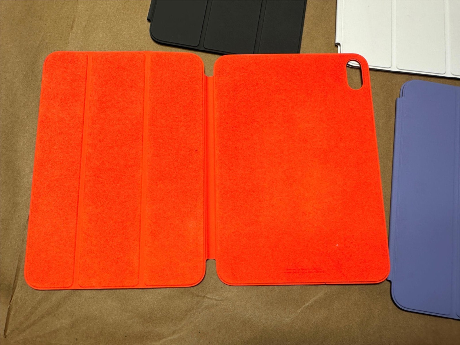 5x Pack Lot Genuine Apple Smart Folio Case iPad Mini 6th Gen Orange Dark Cherry
