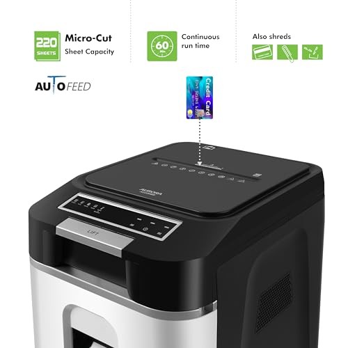 Aurora 220-Sheet Micro-Cut Shredder P-5