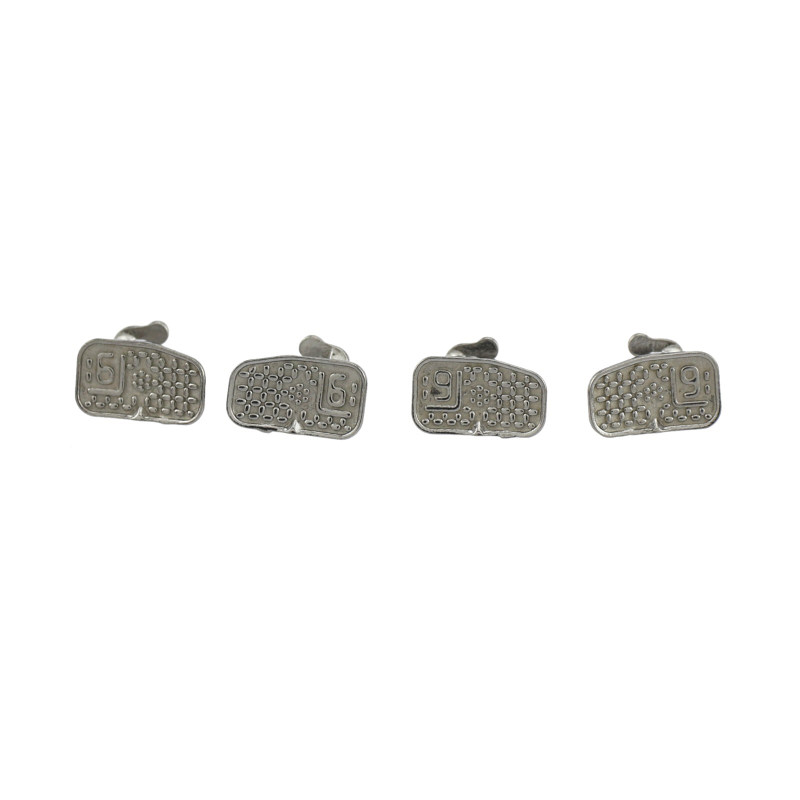 20 Sets Orthodontic Molar Bracket Buccal Tubes Roth MBT 022 1st 2nd ortodoncia