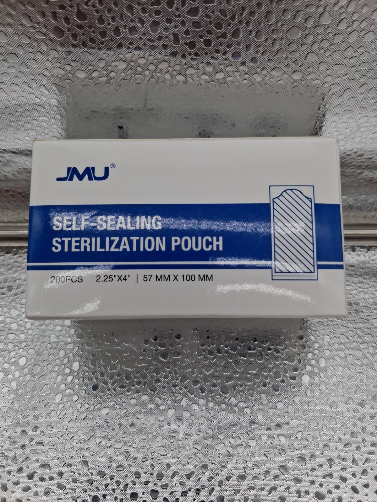 200pcs 2.25″ x 4″ Self Sealing Sterilization Pouches Disposable Autoclave Bags