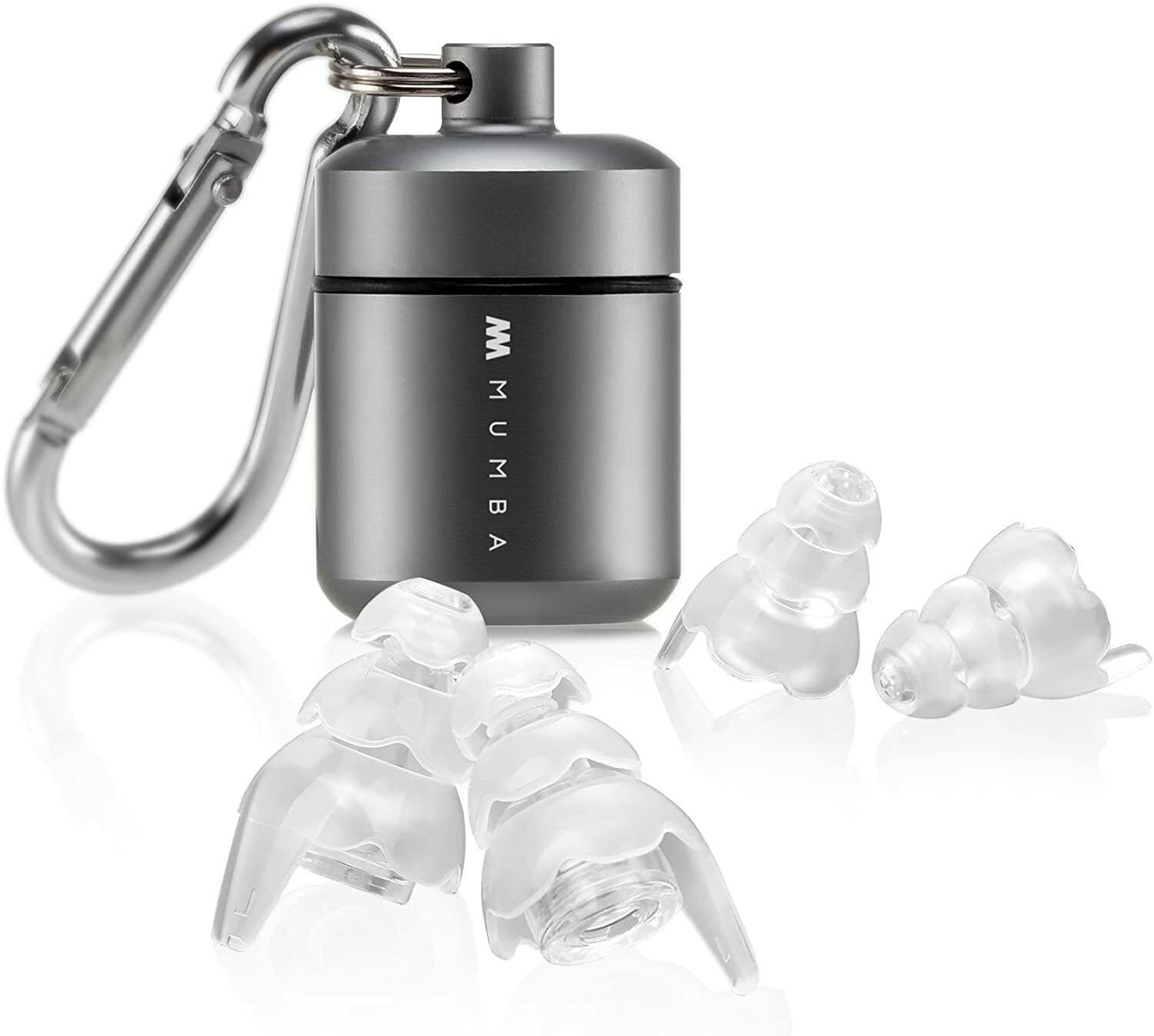 Mumba High Fidelity Ear Plugs, 24dB Advanced Filter Tech Ear Protection 2 Pack