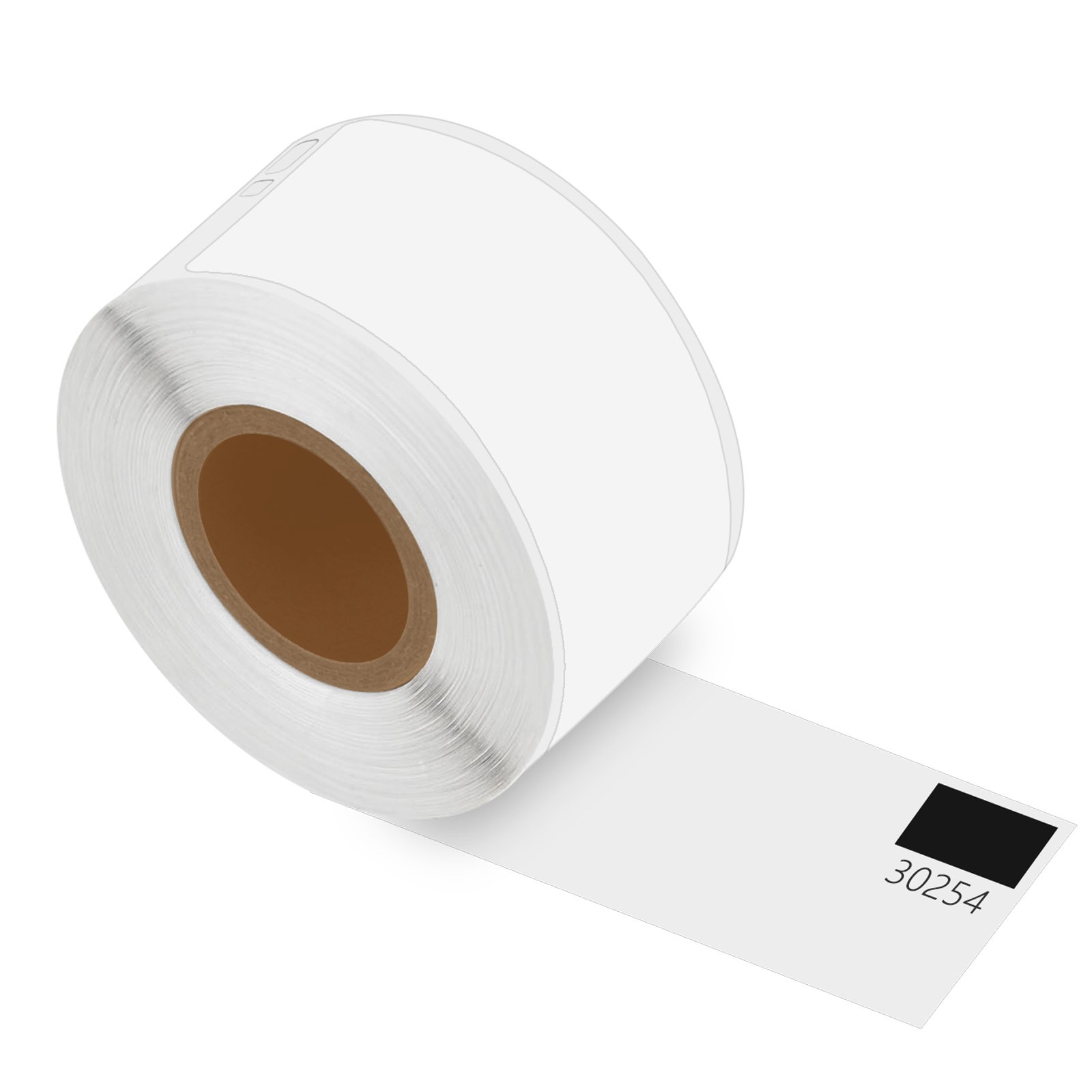 130/Roll Clear Address Labels 1-1/8″x3-1/2″ for Dymo 30254 LabelWriter 450 Duo