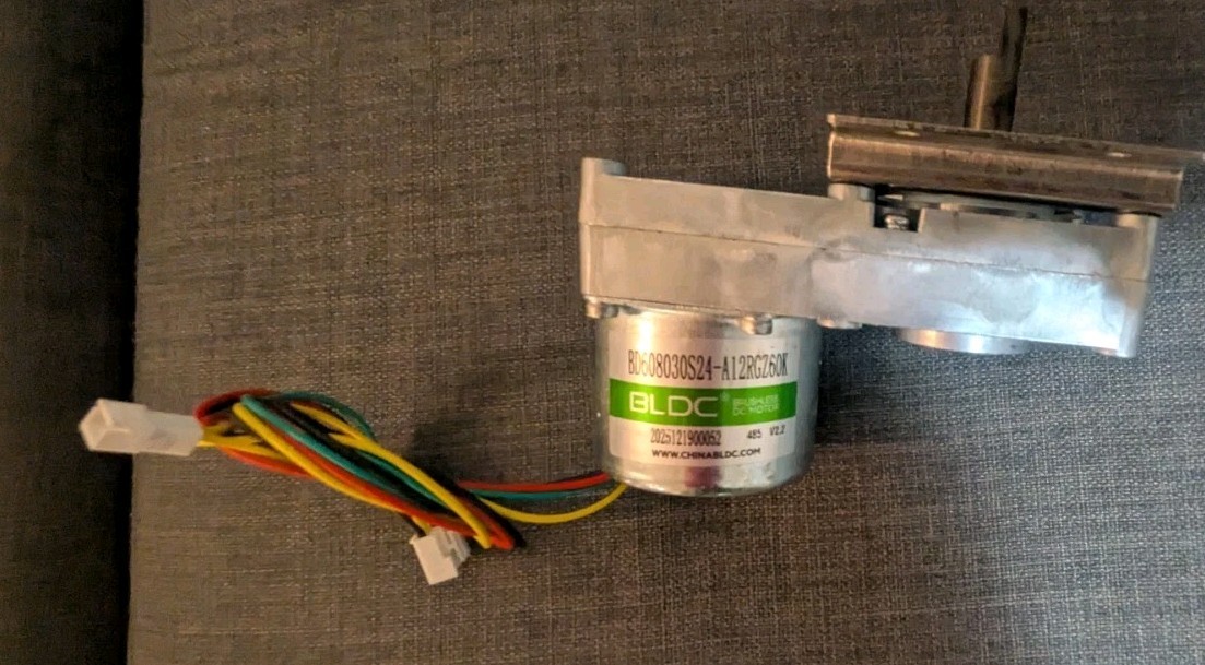 24V DC Brushless Motor for Slushy Machine – Model BD608030S24-A12RGZ60K – Replac