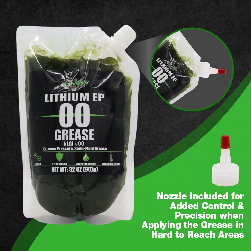 BLACKHAWK PERFORMANCE Lithium EP00 Grease – 32 oz EZ Squeeze Pouch (1pk)