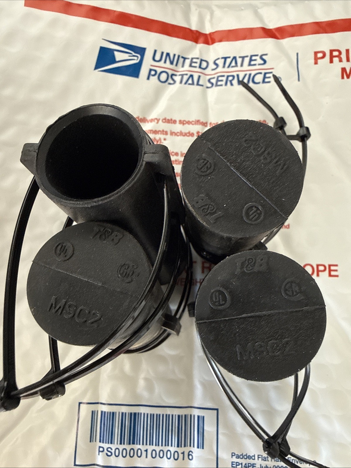 4x Thomas & Betts MSC2 Motor Stub Splice Insulators New Shelf Worn