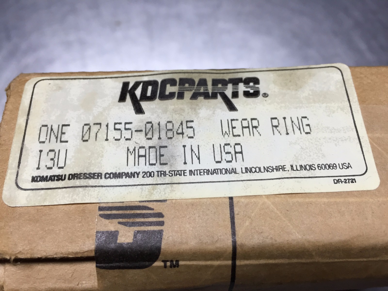 07155-01845 Wear Ring KIT Komatsu Dresser KDC Parts 0715501845