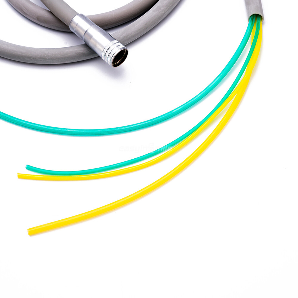 Dental Silicone Tubing Hose Air Turbine Motor Handpiece Connector 2/4Holes Lab