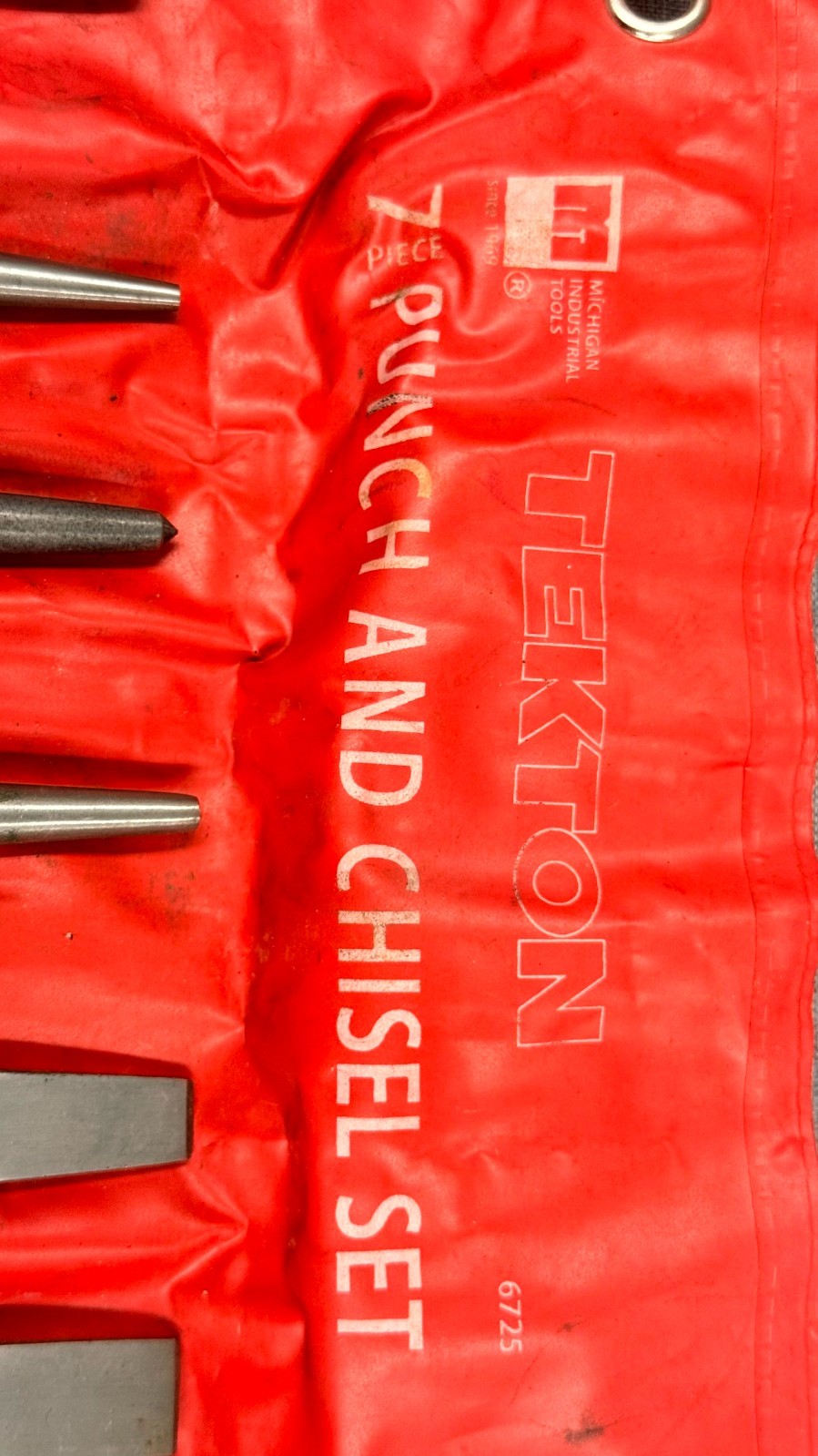 Tekton Punch And Chisel Set, 7 Piece w/Holder Free Shipping