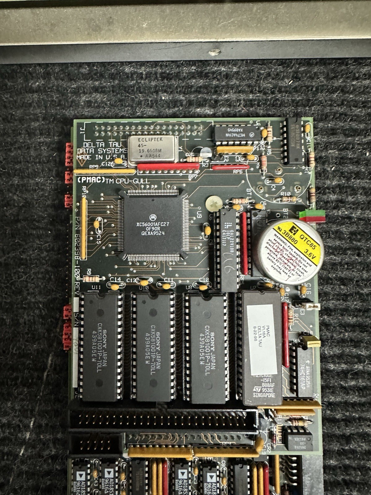 Delta Tau Data Systems PMAC CPU-GULL WITH PMAC-PC (DSP) Mint 602191-103