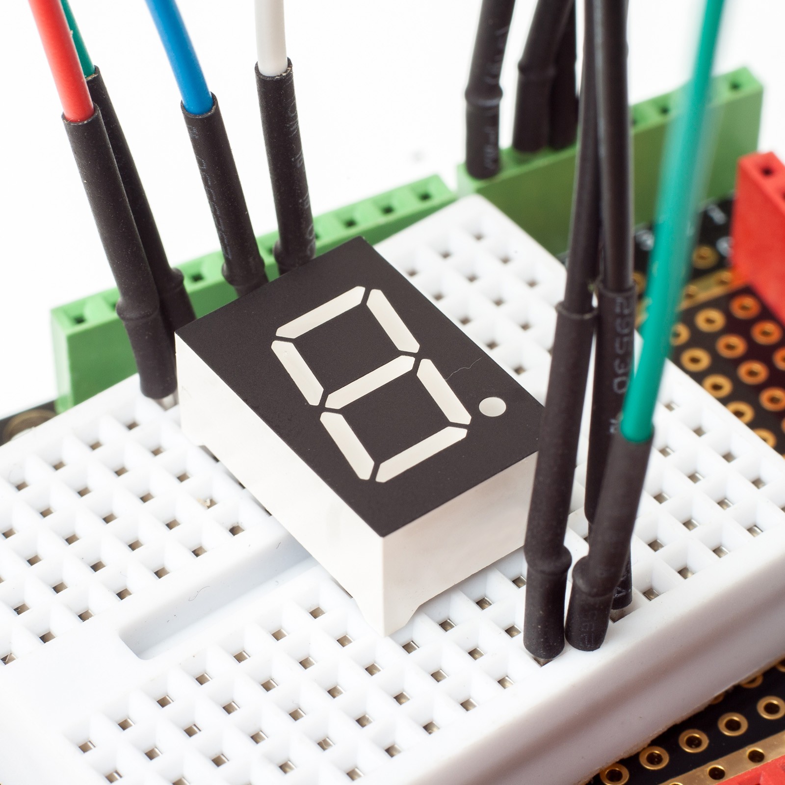 20 x LED Display Digital Tube Common Cathode 7 Segment 10 Pin 1 Bit 3.3V White