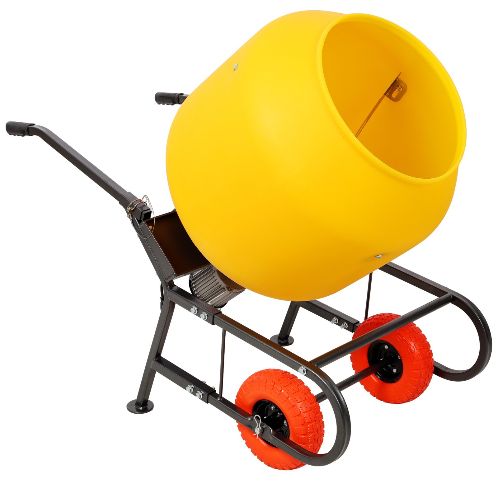6 CUFT Electric Portable Concrete Mixer 110V Heavy Duty Cement Mixer CSA