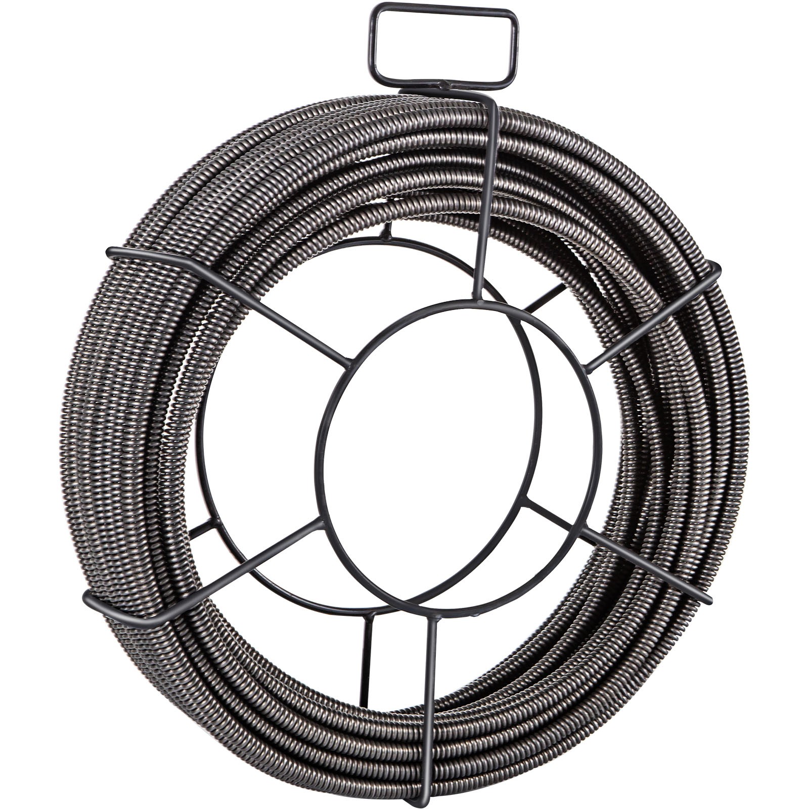 VEVOR Drain Cable Sewer Cable 50Ft 1/2In Drain Cleaning Cable Auger Snake Pipe