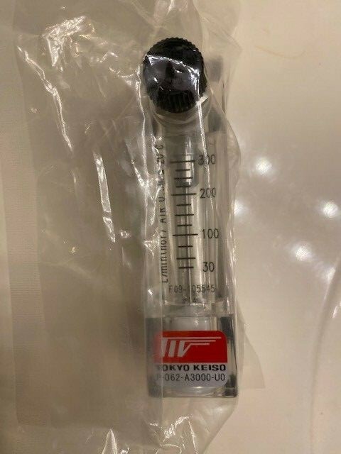 Tokyo Keiso P-062-A3000-U0 Flow Meter, L/min AIR 0.5 MPg, 20’C, NOS