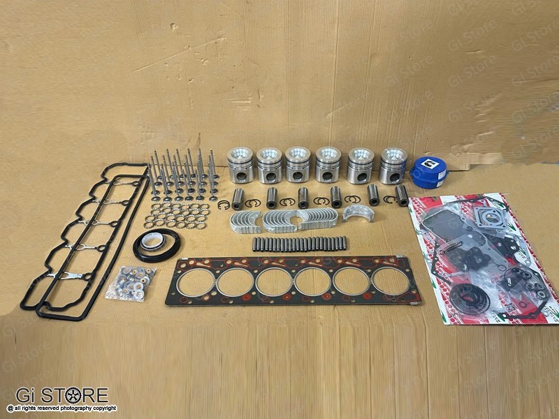 Cummins REBUILD Kit w/ PISTONS MAINS RODS GASKETS 24V 5.9L VP44-98.5 – 02 OEM