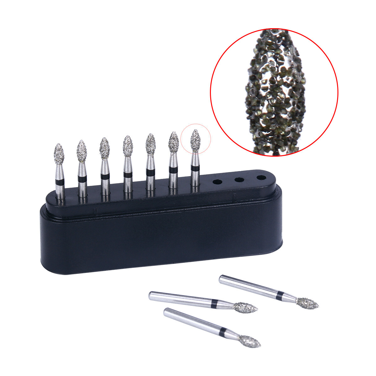 AZDENT Dental Diamond Burs FG Burs Super Coarse for High Speed Handpiece