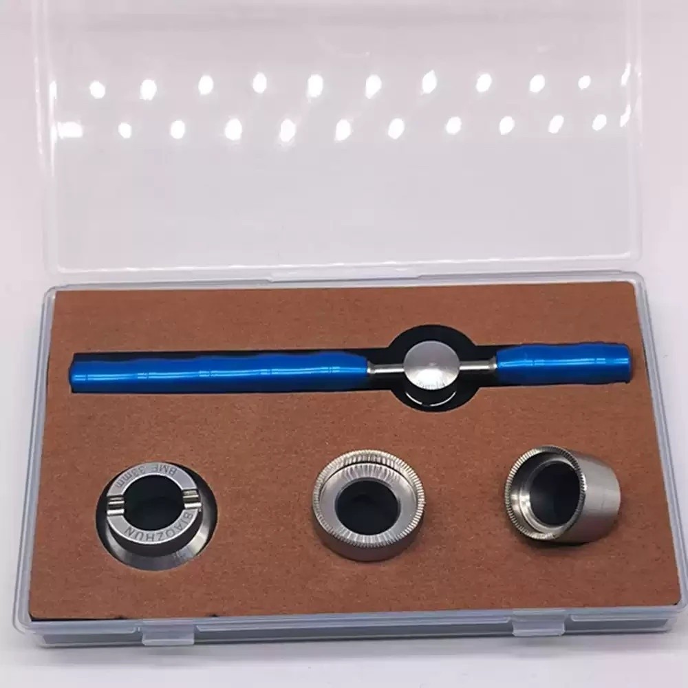 Metal Watch Case Opener Tool With 25mm 30mm 33mm Dies For Watchmakers – *mp