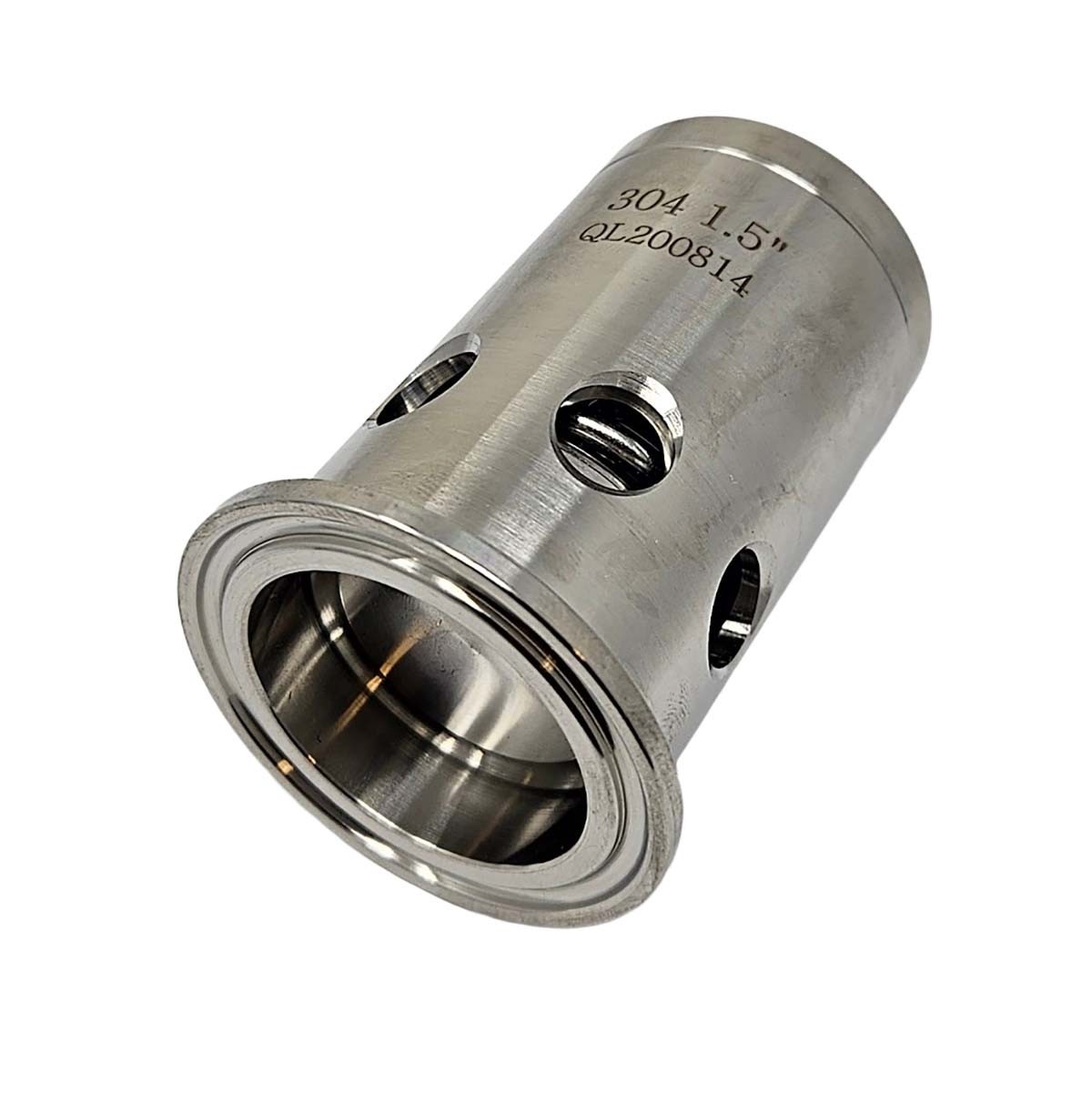 Tassalini 1 1/2 inch Tri-Clamp VPRV 15psi 304 Stainless Steel
