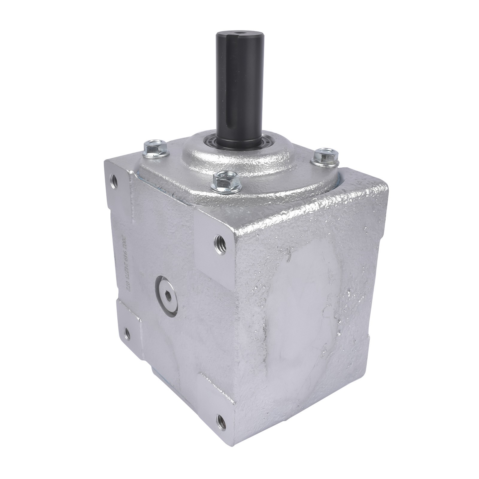 NEW 90 Degree Speed Ratio 1:1 CW/CW Right Angle Bevel Gearbox w/ 2 Keyed Shafts