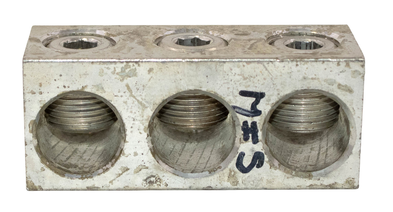 ILSCO AT3A2‑600N Aluminum Mechanical Lug 3‑Hole 600 kcmil