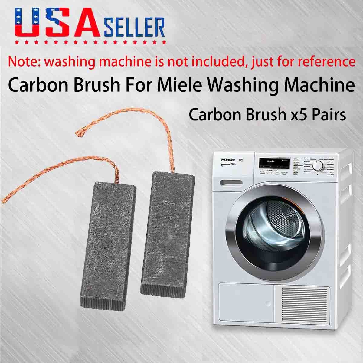 5 Pairs Motor Carbon Brush For Siemens WH71590/11, WH71591/01 Washing Machine