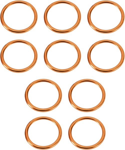 10Pcs 43mm Motorcycle Exhaust Gaskets Compatible with CB 650 F 650 FA Motorcycle