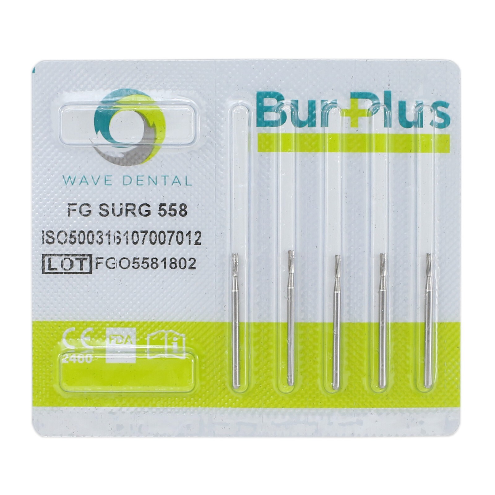 Wave Dental Surgical Carbide Burs 557 557L 702 701 Long FG SURG High Speed 25mm