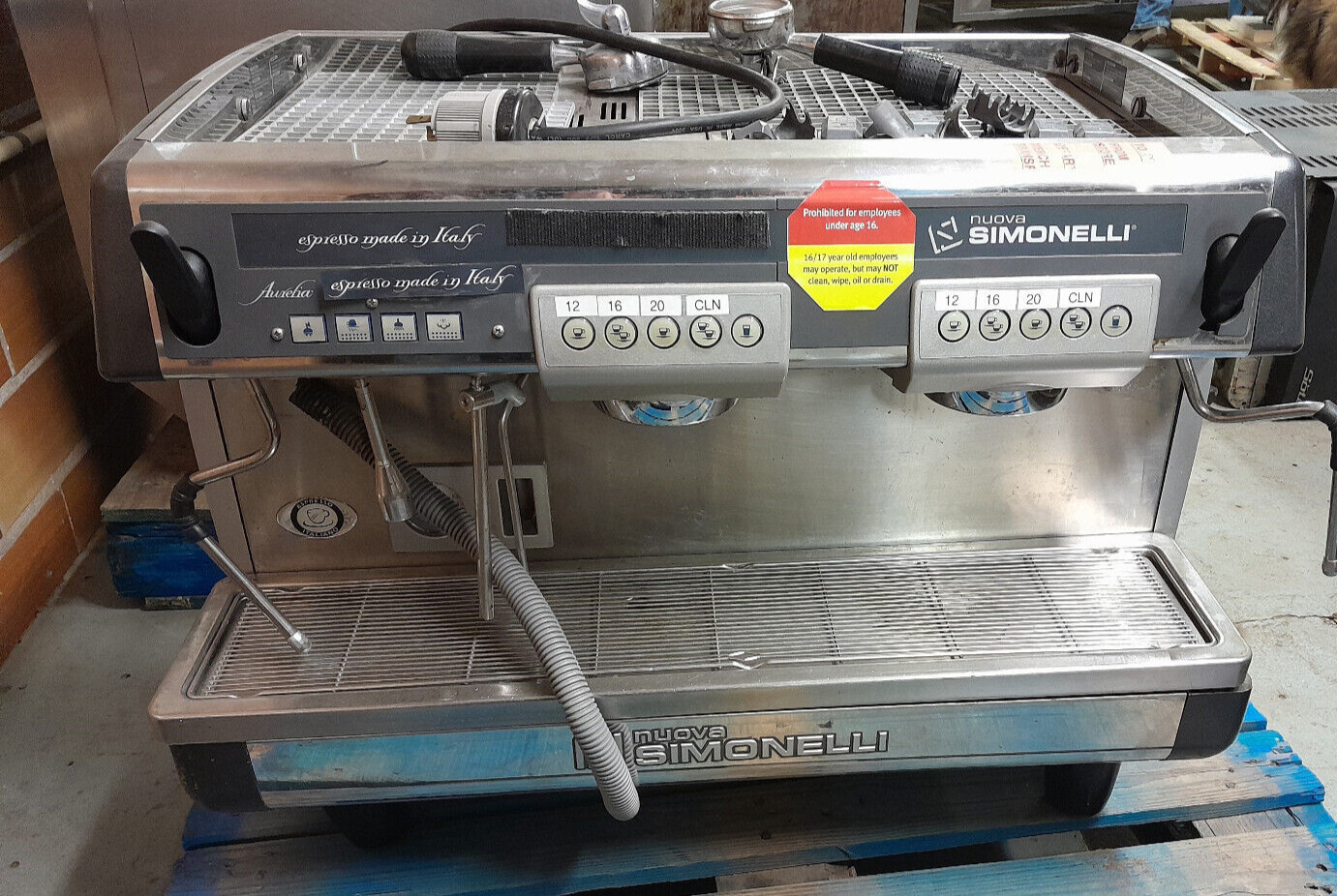 Nuova Simonelli Aurelia V 2 Group Espresso Machine, 4500W, 240V