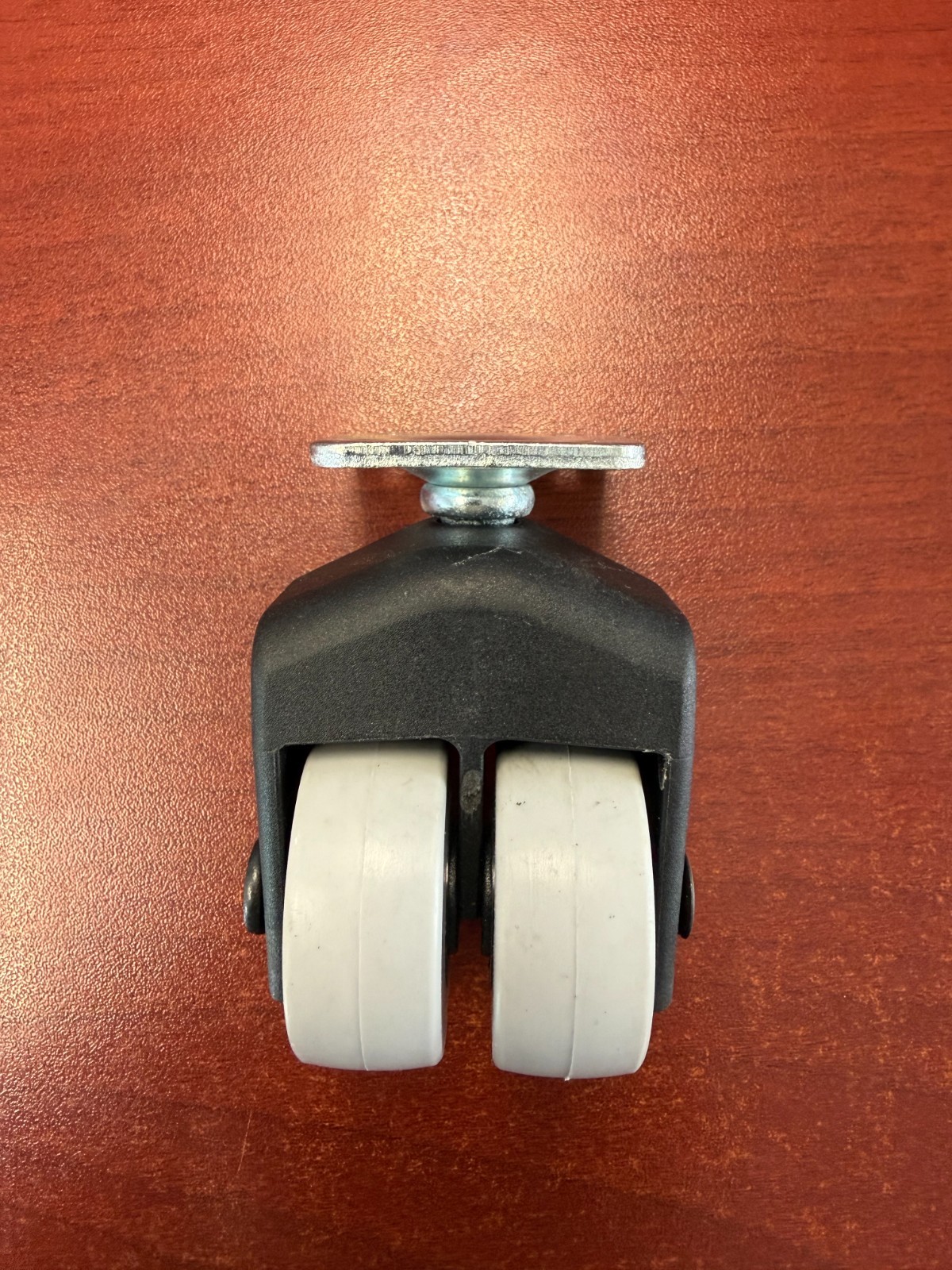 QTY 50 CASTER WHEELS FOR STRYKER OVERBED TABLE – 1-1/2″ DUAL WHEEL CASTER
