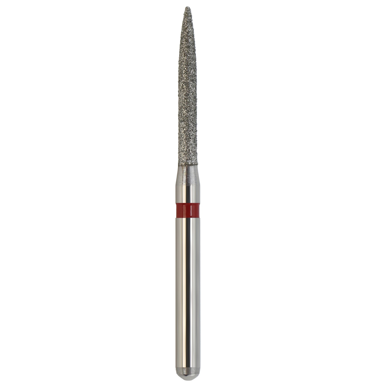 Dental Diamond Burs Flame FG High Speed Diamonds Bur Fine Grit Red 863/012F