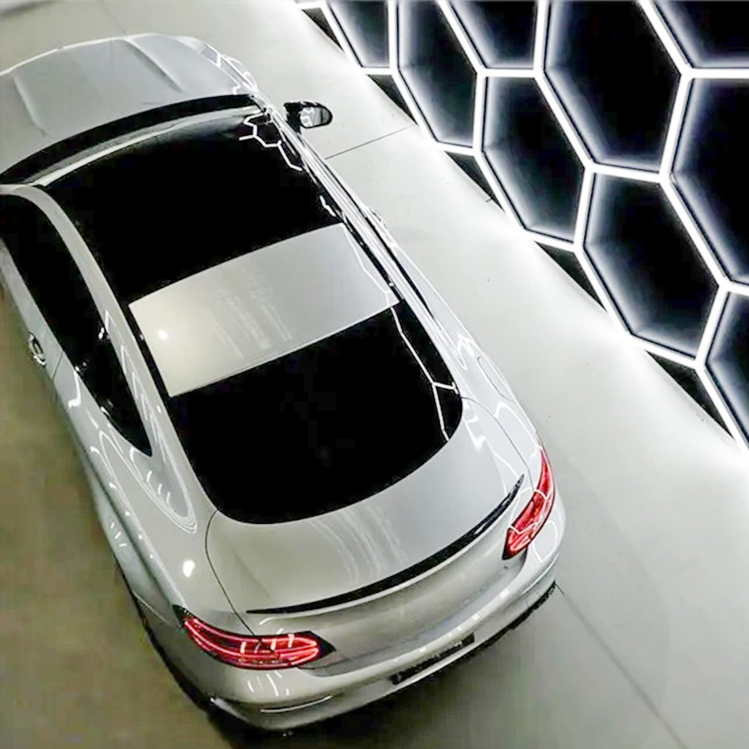 LAUCO Hexagon LED Garage Ceiling Light, 720W 86,400 Lumens, 6500K Daylight