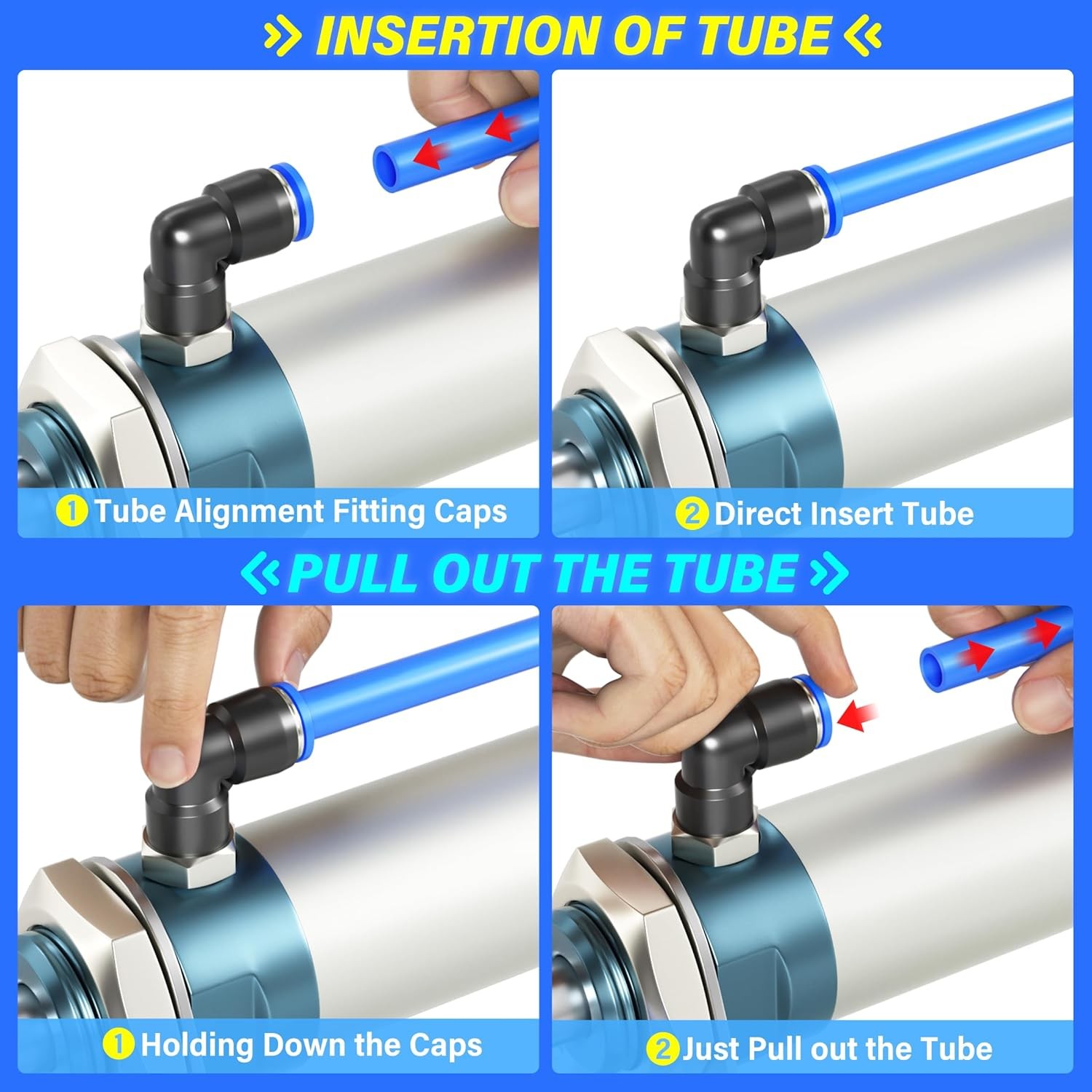 12mm OD 8mm ID Polyurethane PU Air Hose Pipe Tube Kit 10 Meter 32.8ft