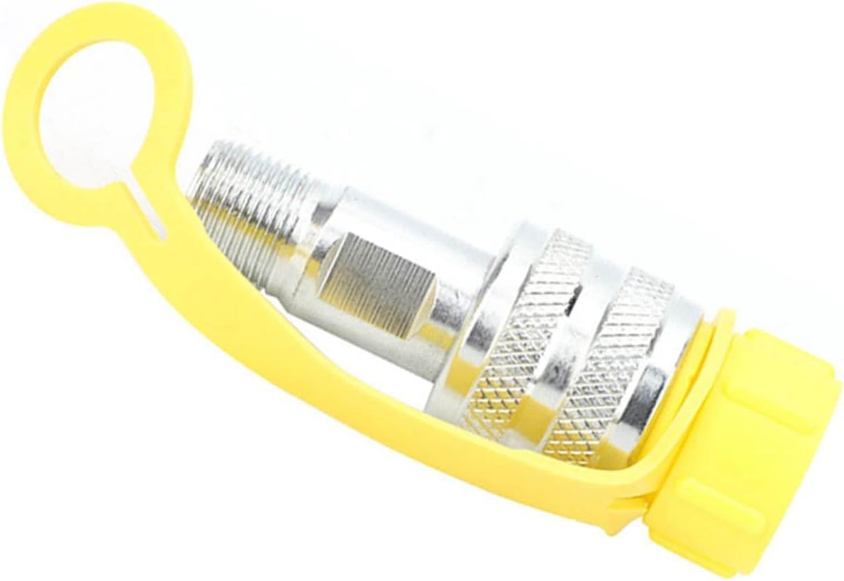 Hydraulic Coupling Quick Disconnect Set ZG3/8 Mechanical Oil Pipe Coupler Chrome