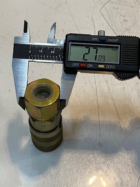 Faster Inc Flat Face Coupling Hydraulic Fitting 2FFN38 | 38NPT-7C
