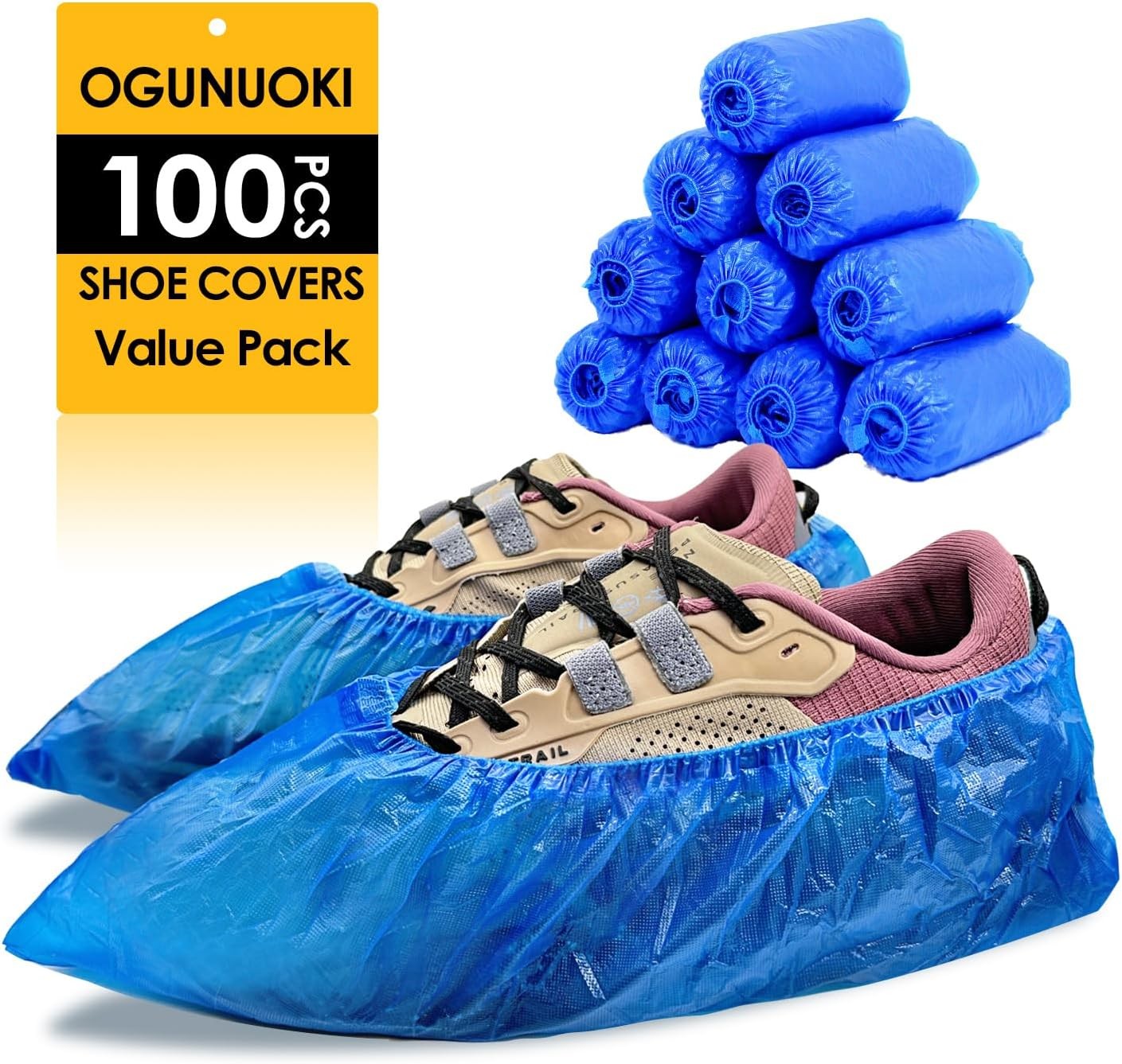 Disposable Shoe Covers Waterproof Non Slip Booties Indoor Floor Protectors