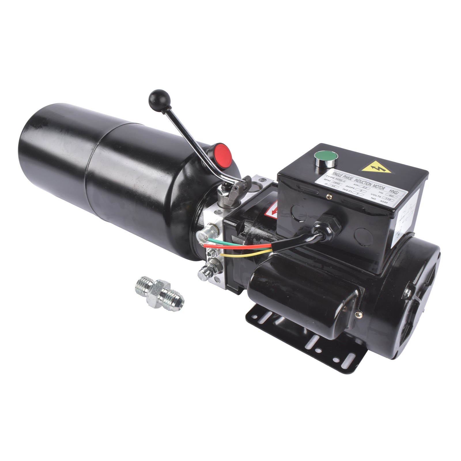 2.5 Gal/10 Qt Car Lift Hydraulic Power Unit 110V 2 Post Lift Pump 2.2 KW 3400RPM