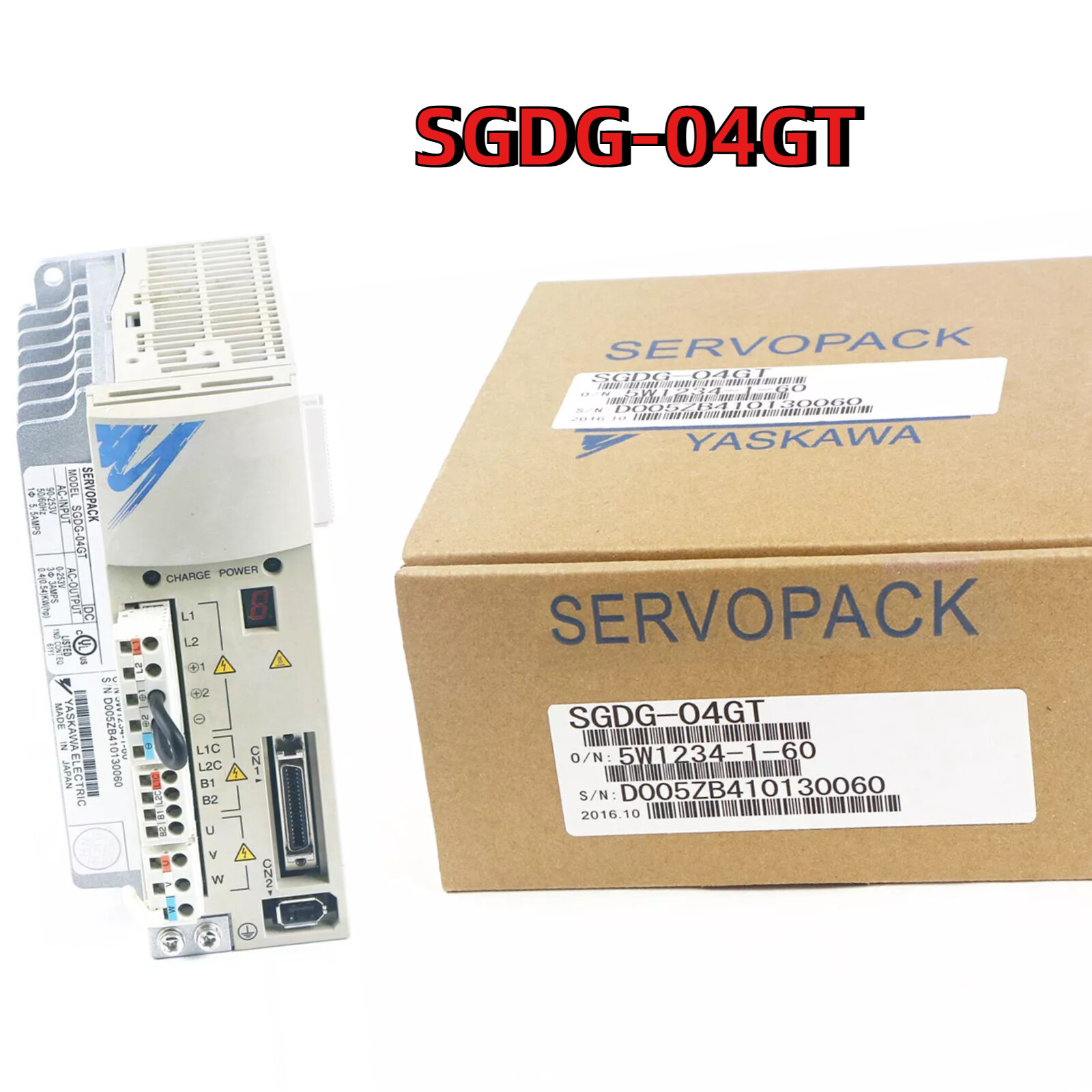1PCS Yaskawa SGDG-04GT Servo Driver FOR Model SGDG-04GT New with Box fast Ship