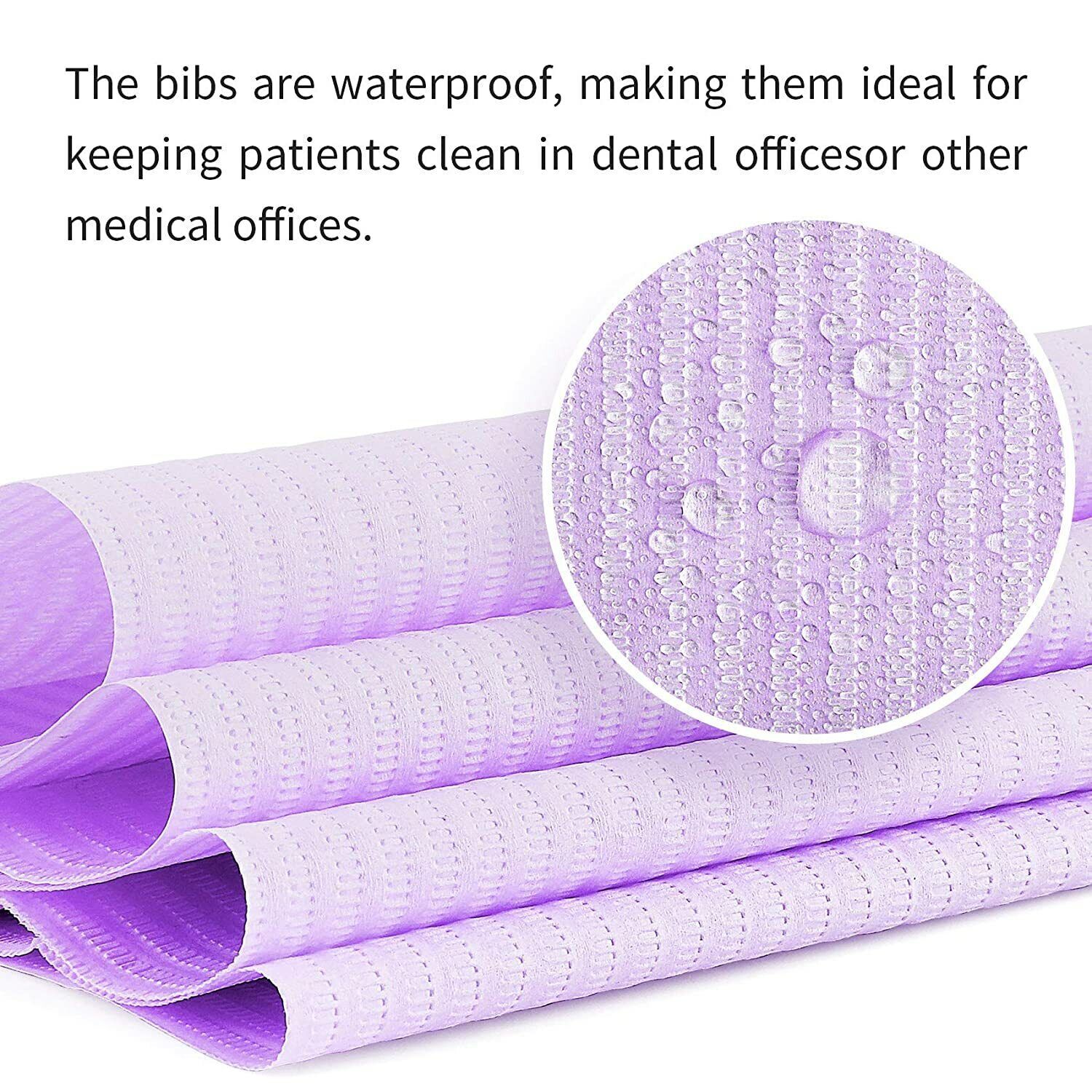 2000PCS Disposable Dental Bibs 3-Ply Tattoo Towel 13″x18″ Waterproof Medical