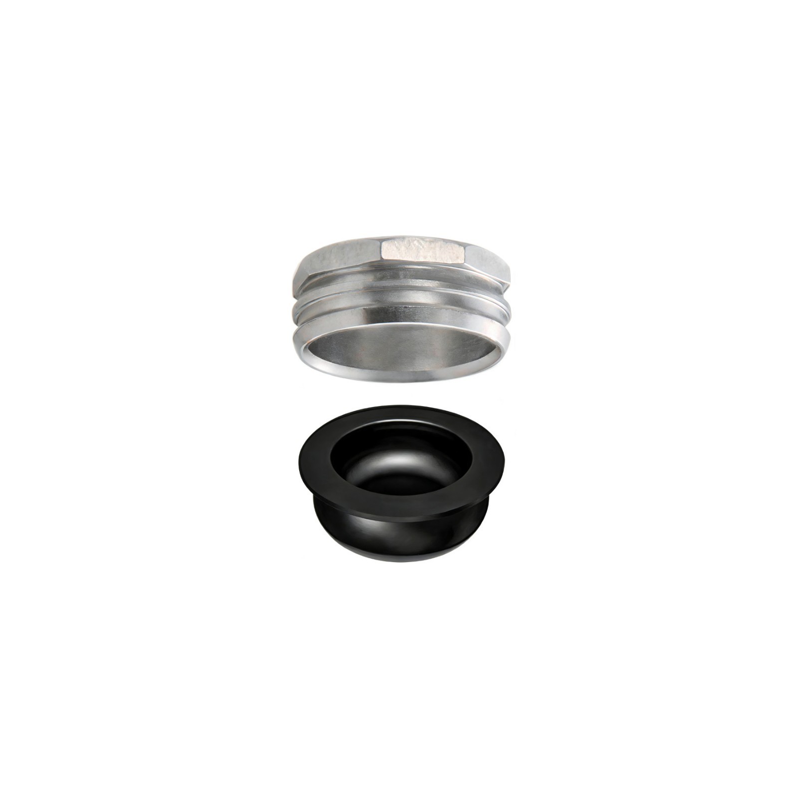 Dental ZEST LOCATOR Classic Replacement Metal Housing & Black Lab Cap Assembly