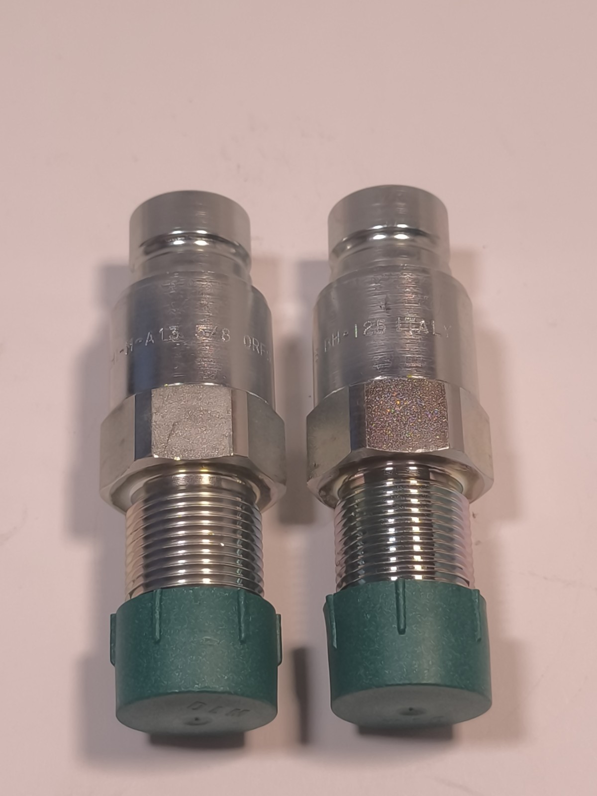 Stucchi Hydraulic Fittings (2) stucchi-m-apm13 5/8 orfs bh-125 ITALY Skid Steer
