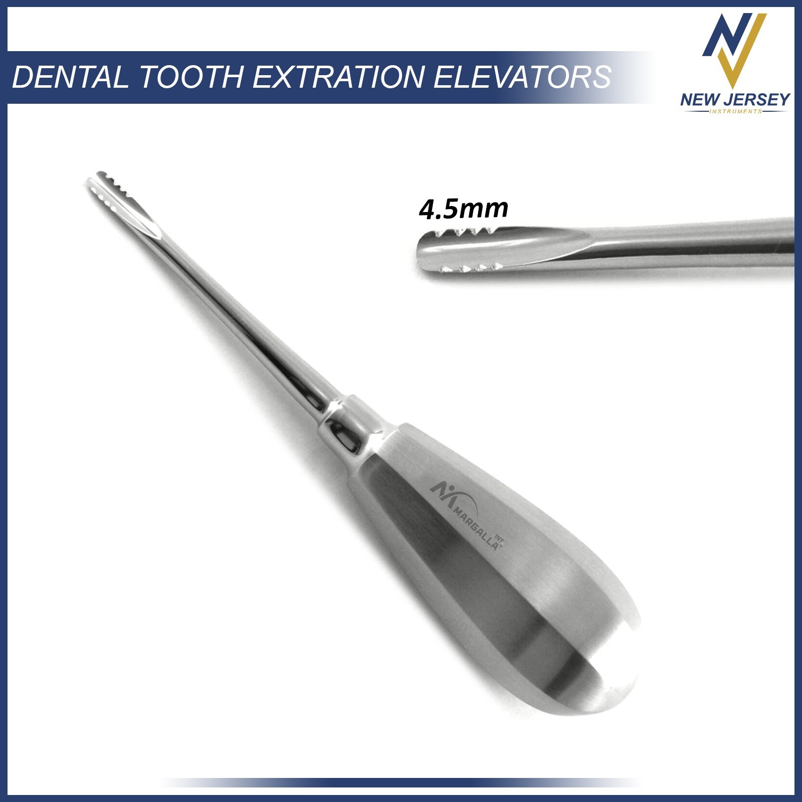 3 Pcs Dental Root Elevators Oral Surgery PDL Luxating LINDO LEVIEN Dentaltool