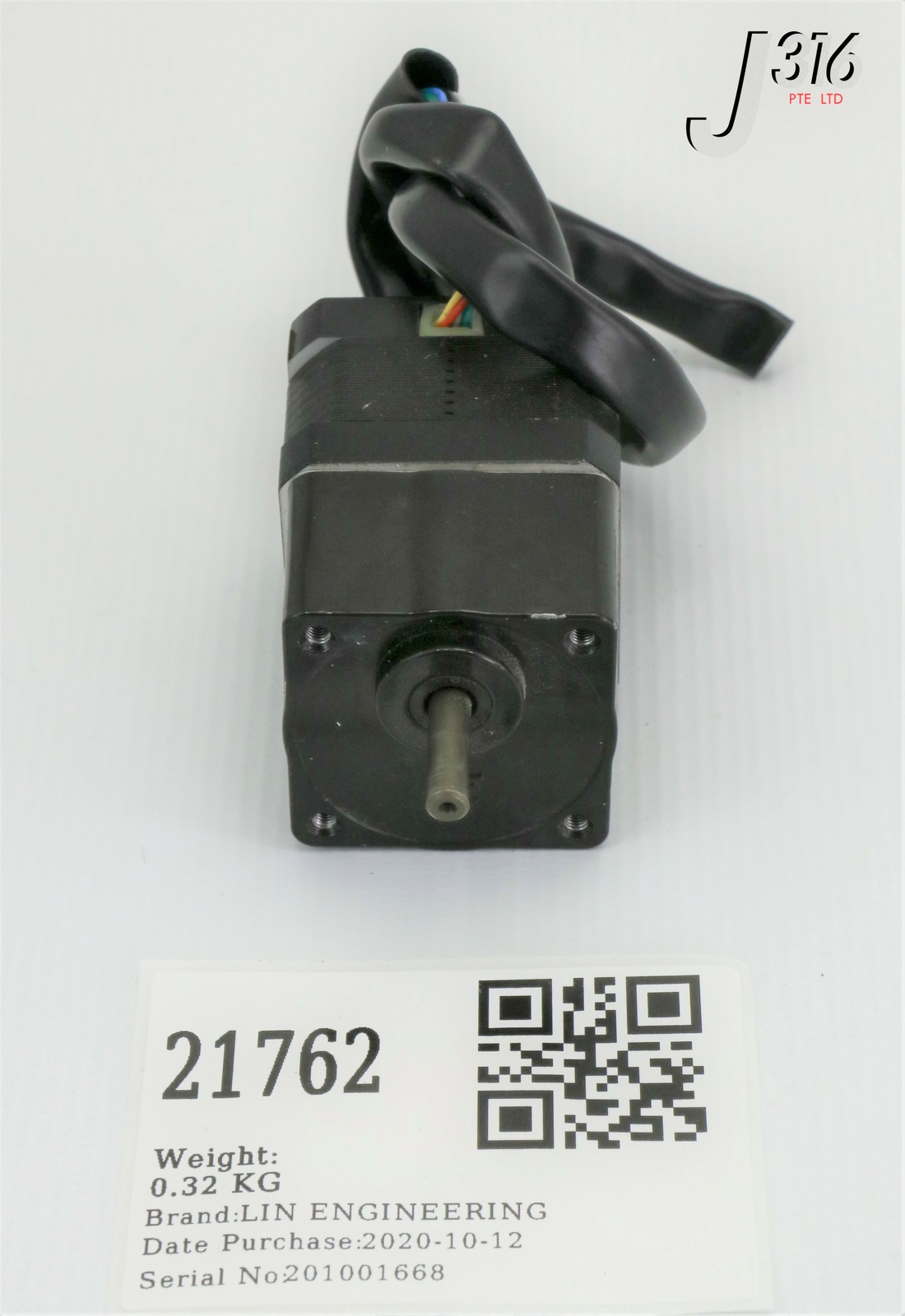 21762 LIN ENGINEERING STEPPER MOTOR 4118S-54-01RO