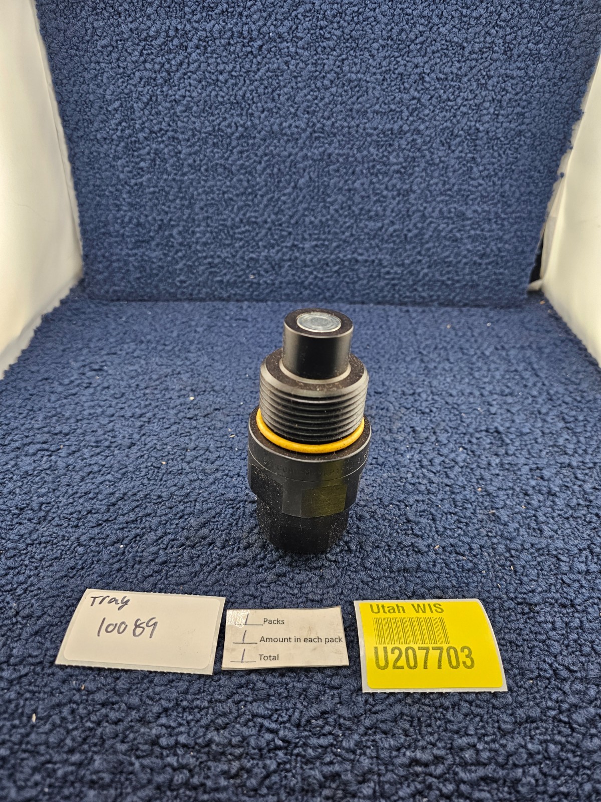 STUCCHI M-VEP15HD 3/4 SAE-F24 Threaded Flat Face Coupler, 3/4″ Port Size