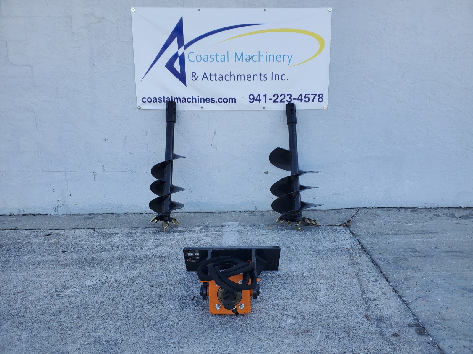 Mini Auger Post Hole Digger Attachment 12″+18″ Mini Skid Steer Toro Dingo+More