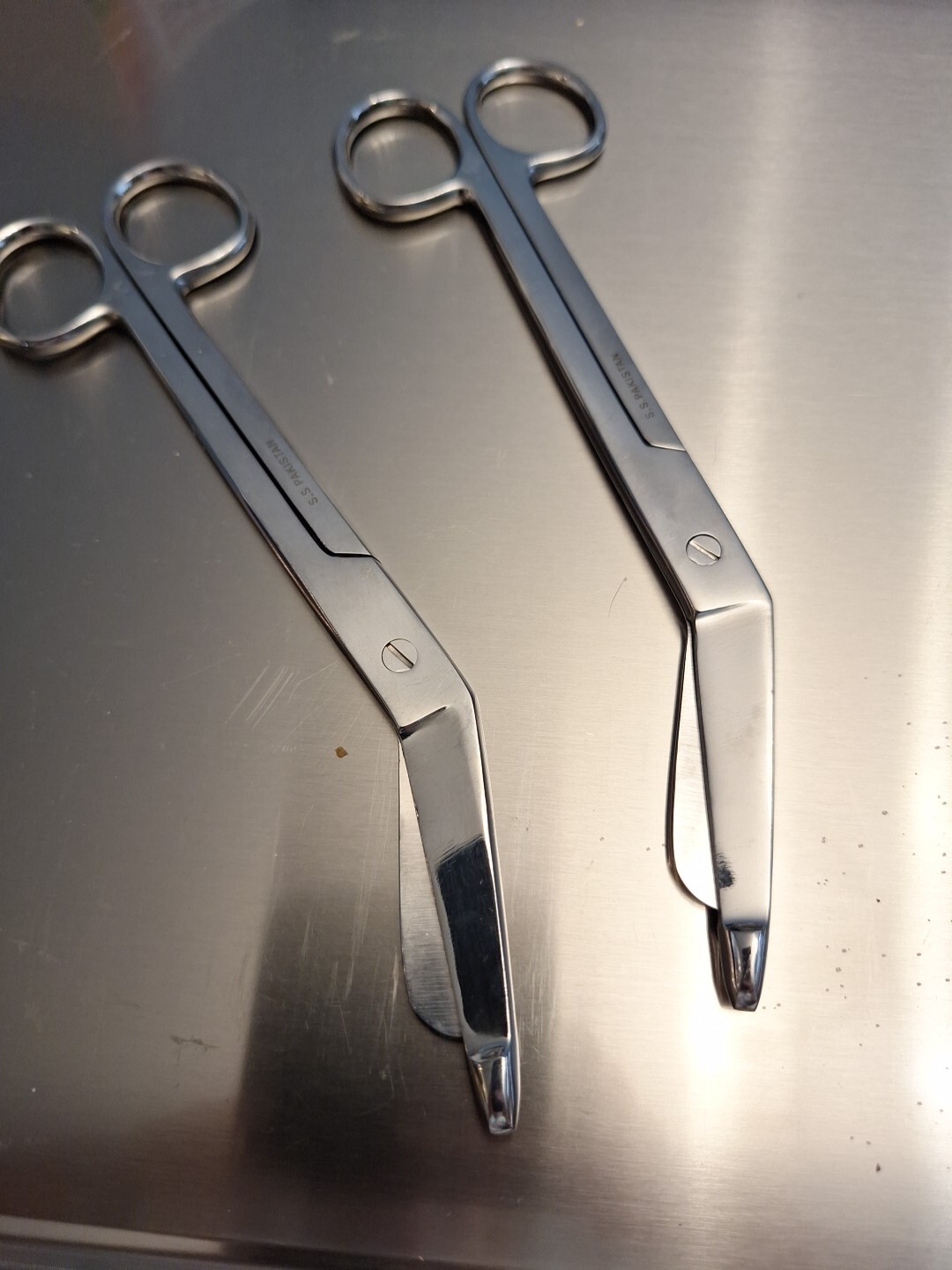 Vintage SS Pakistan Medical Surgical Scissors Pair