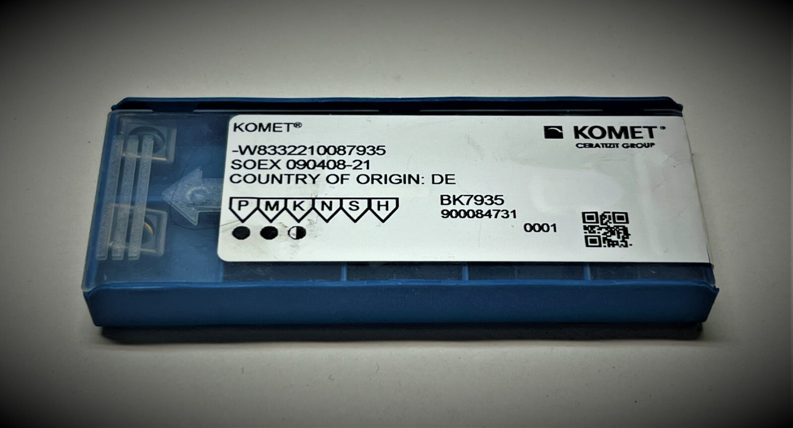 Komet 10 pcs. W83 32210.087935 BK7935 Carbide inserts SOEX 090408-21 BK7935