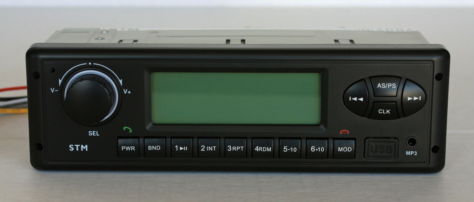 24 volt radio for Komatsu WA loader AM/FM/WB/USB/Aux In/ Bluetooth