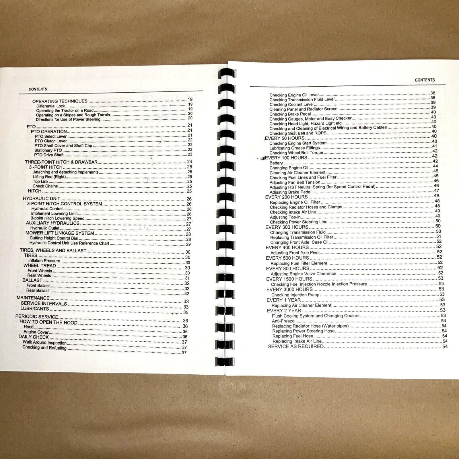 Operators Manual for Kubota BX1500 BX1800 BX2200 Tractor Owners Maintenance