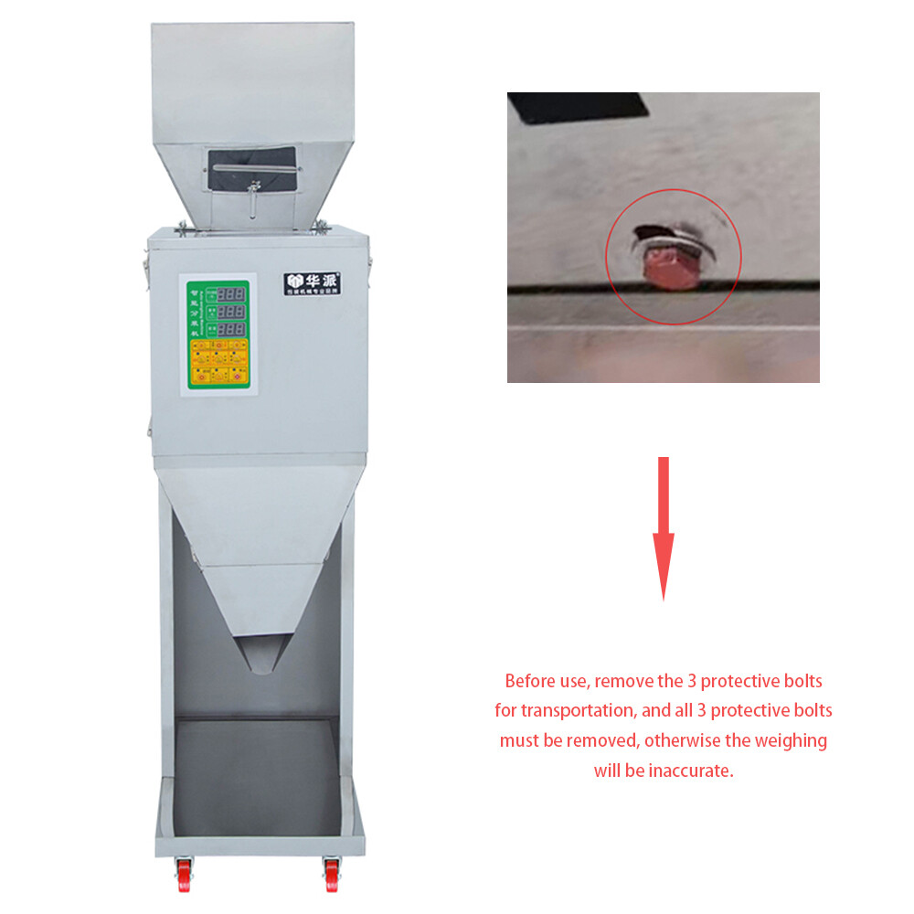 10 – 999G Auto Packing&Filling Machine Weigh Filler For Tea/seed/grain 110V NEW